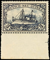 3 M. Kaiseryacht, Postfrisch Vom Bogenunterrand, Katalog: 18 ** - German New Guinea