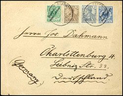 1901, DEUTSCHE SEEPOST NEU-GUINEA-ZWEIGLINIE (HONGKONG) A (ohne Jahreszahl) Auf Brief Mit Frankatur 5 Pfg Und 20 Pfg DNG - Duits-Nieuw-Guinea