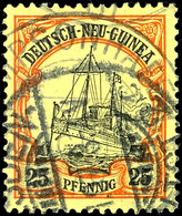 25 Pfg Schiffszeichnung, Zentr. Gest SIMPSONHAFEN Zusätzlich Ank.Stpl. Von DRESDEN, Katalog: 11 O - Sonstige & Ohne Zuordnung