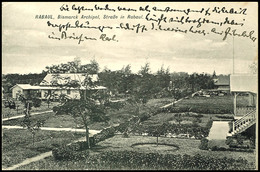 RABAUL, "Straße In Rabaul", Seltene AK Mit 5 Pfg Kaiseryacht, Stempel RABAUL (DNG) 5.8.13, Nach Meiningen, Katalog: 8 BF - Other & Unclassified