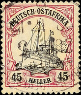 45 H In A-Farbe Tadellos Gestempelt, Mi. 45,-, Katalog: 28a O - Duits-Oost-Afrika