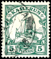 SANGMELIMA Auf 5 Pfennig, Geprüft Eibenstein BPP, Katalog: 21 O - Cameroun