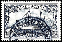 3 Mark Kaiseryacht, Tadellos, Gestempelt "TSINGTAU", Geprüft Bothe BPP, Michel 240,-, Katalog: 16 O - Kiautschou