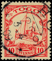 HO 3.4.09 Klar Auf 10 Pfg Kaiseryacht, Katalog: 9 O - Togo