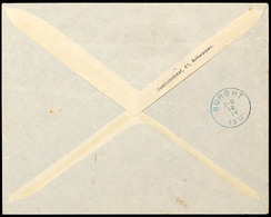 "BURGHT 18 IV 1917", Klarer Blauer Ankunftstempel Rückseitig Auf Zensurbrief 15 C. (leicht Bügig) Aus Antwerpen, Katalog - WWI