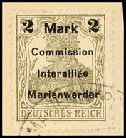 2 Mark Auf 2 1/2 Pf In Type BIIa Tadellos Auf Briefstück, Gepr. Klein VP, Mi. 80.-, Katalog: 23BIIa BS - Other & Unclassified