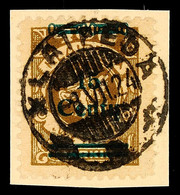 15 C Auf 400 M In Type II Tadellos Auf Briefstück, Gepr. Klein VP, Mi. 62,50, Katalog: 212II BS - Memelland 1923