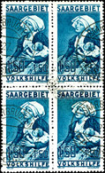 20 Cent Bis 1,50 Fr. "Volkshilfe 1927: Pflegedienste (I)", Viererblocksatz Inkl. Plattenfehler 105 I Und 107 II, Tadello - Other & Unclassified