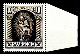 Volksabstimmung 1935, 10 Fr Mit Plattenfehler I, R Von Fr Mit Anstrich Postfrisches Randstück (Mi. 220,-), Katalog: 194I - Andere & Zonder Classificatie