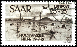 5 - 25 Fr. Hochwasserhilfe Komplett Gestempelt, Tadellos, Gepr. Hoffmann BPP, Fotobefund Ney, Mi. 500.-, Katalog: 255/59 - Andere & Zonder Classificatie