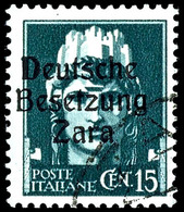 15 C. Type IV, Gestempelt, Gepr. Krischke BPP, Katalog: 3IV O - Duitse Bez.: Zara