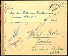 Turkestaner In Der Wehrmacht: 1943, Brief Mit Aptiertem Tagesstempel Vom 15.IX. Und Briefstempel "Turk.Arb.-Btl. W.i.G.  - Other & Unclassified