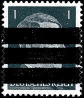 1 Pfg Hitler, Aufdrucktype II, Tadellos Postfrisch, Gepr. Sturm, Mi. 300,-, Katalog: 1II ** - Barsinghausen