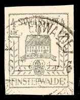 4 Pfg Dunkelgrüngrau, Auf Gestrichenem Papier, Tadellos Gestempelt, Mi. 110.-, Katalog: 2z O - Finsterwalde