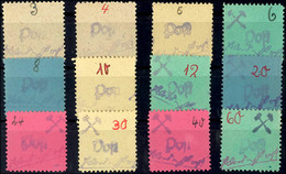 3 Bis 60 Pfg., 12 Werte Kpl. Postfrisch, Gepr. Sturm BPP, Mi. 90,-, Katalog: 1/12 ** - Grossräschen