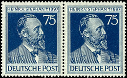 75 Pfg "50. Todestag Heinrich Von Stephan", Plattenfehler IV, Tadellos Postfrisch, Mi. 80.-, Katalog: 964IV ** - Andere & Zonder Classificatie