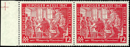 12 Pfg Leipziger Herbstmesse, Plattenfehler IV, Tadellos Postfrisch, Mi. 85.-, Katalog: 965IV ** - Other & Unclassified