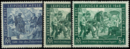 50 Und 84 Pf Leipziger Frühjahrsmesse In B- Bzw. B Und C-Farbe Tadellos Postfrisch, Gepr. ArGe, Mi. 145,--, Katalog: 967 - Other & Unclassified