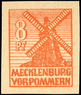 8 Pfg Abschied Rotorange, Tadellos Postfrisch, Fotobefund Kramp BPP "...einwandfrei", Mi. 280.-, Katalog: 34yb ** - Andere & Zonder Classificatie