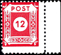 12 Pf Postmeisterzähnung Coswig Type II In B-Farbe Tadellos Postfrisch, Tiefst Gepr. Ströh BPP, Mi. 400,--, Katalog: 46D - Other & Unclassified