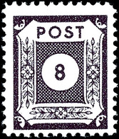 8 Pf Postmeisterzähnung Coswig Type III In B-Farbe Tadellos Postfrisch, Gepr. Ströh BPP Und Zierer BPP, Mi. 240,--, Kata - Other & Unclassified