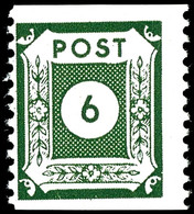 6 Pfg Ziffern Postmeistertrennung Großröhrsdorf, Tadellos Postfrisch, Gepr. Ströh BPP, Mi. 360.-, Katalog: 43E ** - Other & Unclassified