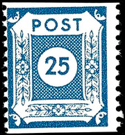 25 Pfg Ziffern Postmeistertrennung Großröhrsdorf, Tadellos Postfrisch, Gepr. Ströh BPP, Mi. 170.-, Katalog: 49E ** - Andere & Zonder Classificatie