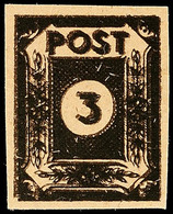 3 Pf. Type I  Und 10 Pf. In Type II Je Mit Dreifachdruck, Postfrisch, Kurzbefund Ströh BPP, Mi. 300.-, Katalog: 51/52atx - Andere & Zonder Classificatie