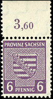 6 Pf Postmeisterzähnung In B-Farbe Tadellos Postfrisch, Tiefst Gepr. Ströh BPP, Mi. 70,--, Katalog: 69XAb ** - Andere & Zonder Classificatie