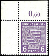 6 Pf In Type Xb Als Linke Obere Bogenecke Tadellos Postfrisch, Tiefst Gepr. Ströh BPP, Mi. 280,--, Katalog: 76Xb ER ** - Andere & Zonder Classificatie