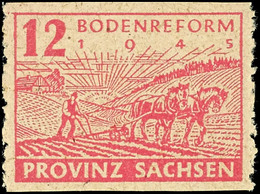 12 Pf Bodenreform In Type WbC Tadellos Postfrisch, Tiefst Gepr. Ströh BPP, Mi. 140,--, Katalog: 86wbC ** - Andere & Zonder Classificatie