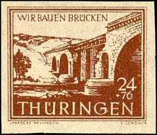 24+76 Pf Brückenbau Auf Yy-Papier Und In C-Farbe Tadellos Postfrisch, Tiefst Gepr. Dr. Jasch BPP, Mi. 550,--, Katalog: 1 - Other & Unclassified