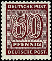 60 Pf In Type Ywb Tadellos Postfrisch, Tiefst Gepr. Ströh BPP, Mi. 500,--, Katalog: 137Ywb ** - Andere & Zonder Classificatie