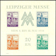 Leipziger Messe-Blockpaar Tadellos Postfrisch, Mi. 460,--, Katalog: Bl.5X+Y ** - Andere & Zonder Classificatie