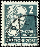 2 Pf. Grünlichgrau, Gestempelt, Gepr. Mayer BPP, Mi. 200,-, Katalog: 212c O - Other & Unclassified