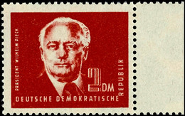 2 DM Pieck In Cc-Farbe Tadellos Postfrisch, Fotokurzbefund Paul BPP: "einwandfrei", Mi. 380,--, Katalog: 254cc ** - Other & Unclassified