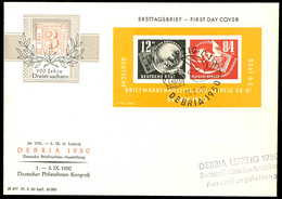 DEBRIA-Block Mit Ersttagssonderstempel Auf Illustriertem FDC, Mi. 200.-, Katalog: Bl.7FDC BF - Andere & Zonder Classificatie