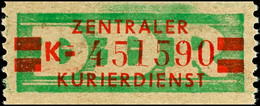 (20 Pf) In Billetform Von Erfurt Tadellos Postfrisch, Mi. 230,--, Katalog: 31IIK ** - Andere & Zonder Classificatie