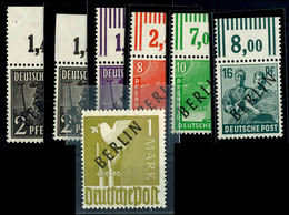 1 P OR Dgz + Ndgz, 2 W OR, 3 W OR, 4a W OR, 7 W OR Und 17 (ohne Rand) Tadellos Postfrisch, Mi. 175,--, Katalog: 1-4, 7,1 - Andere & Zonder Classificatie