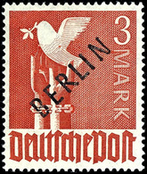 3 Mark Schwarzaufdruck, Aufdruckfehler X, Tadellos Postfrisch, Fotoattest Schlegel BPP, Mi. 750.-, Katalog: 19X ** - Andere & Zonder Classificatie