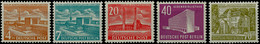 4 Bis 70 Pf., Berliner Bauten II Und III, 5 Werte Kpl. Postfrisch, Mi. 200.-, Katalog: 112/13,121/23 ** - Sonstige & Ohne Zuordnung