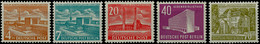 4 Bis 70 Pf., Berliner Bauten II Und III, 5 Werte Kpl. Postfrisch, Mi. 200.-, Katalog: 112/13,121/23 ** - Other & Unclassified