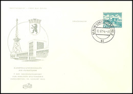 7 Pfg Bauten (III), Amtlicher Blanko-FDC Mit Ersttagsstempel "BERLIN CHARLOTTENBURG 2 Bl 10.8.54", Tadellose Erhaltung,  - Sonstige & Ohne Zuordnung