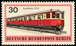 30 Pfg Stadtbahn 1932 Mit Plattenfehler  I "Wagennummer 3759 (statt 3769) Rechts Neben Der Wagentüre", Feld 38 Einer Tei - Other & Unclassified