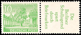 10 Pfg / Die Berliner Schuljugend Spart Durch Briefmarken, Tadellos Postfrisch, Mi. 90.-, Katalog: W21 ** - Sonstige & Ohne Zuordnung