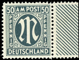 50 Pf. Schwarzgrün, C-Zähnung, Tadellos Postfrisch, Fotobefund Hettler BPP, Mi. 200,-, Katalog: 32aCz ** - Other & Unclassified