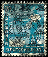 20 Pf. Arbeiter Grünlichblau, Gestempelt, Geprüft Arge Kontrollrat, Mi. 100,-, Katalog: 43IId O - Other & Unclassified
