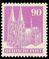 90 Pfg. In Type IV Und Zähnung A, Sauber Ungebrauchtes Kabinettstück, Geprüft, Mi. 80.-, Katalog: 96WIVA * - Andere & Zonder Classificatie