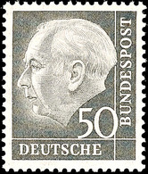 50 Pfg Heuss I, Postfrisches Kabinettstück, 200,-, Katalog: 189 ** - Andere & Zonder Classificatie