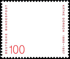 100 Pfg. Käthe Dorsch, Alle Farben Außer Rot Fehlend, Postfrisch, Fotoattest Schlegel D. BPP, Mi. 300.-, Katalog: 1483F  - Andere & Zonder Classificatie